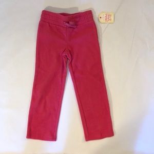 Girls pink fleece pants.